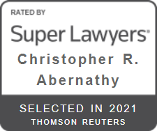 Rated By Super Lawyers Christopher R. Abernathy | Selected In 2021 | Thomson Reuters
